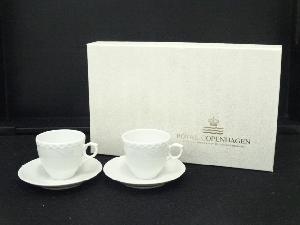 Royal Copenhagen　ロイヤルコペンハーゲン　カップ&ソーサー2客（箱付）
